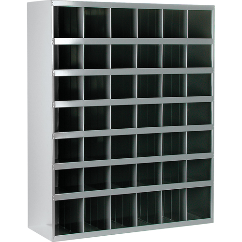 Armoires pour bacs de rangement en acier, 33-3/4" la x 12" p x 42" h, Gris Distribution Industrielle GC