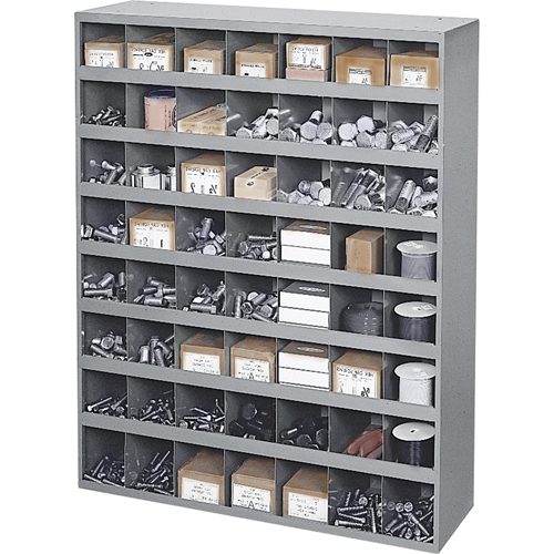 Steel Storage Bin Cabinet, 33-3/4" W x 12" D x 42" H, Grey Distribution Industrielle GC