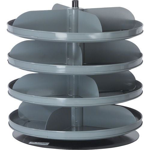 Rotabin&reg; Storage Units, 60 lbs. Capacity per Level, 10 Level, 42-1/8" H x 17" Dia. Distribution Industrielle GC