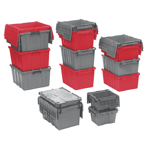 Contenants de distribution Flipak en plastique poly&eacute;thyl&egrave;ne (PE), 19,7" x 11,8" x 7,3", Bleu Distribution Industrielle GC