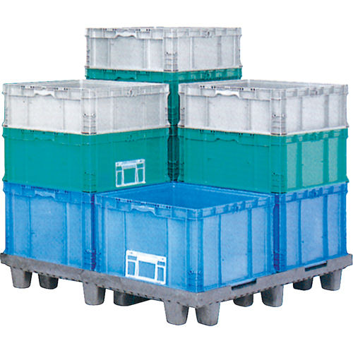 Syst&egrave;me de contenants d'exp&eacute;dition 4845 de StakPak Plus, 15" la x 12" p x 5" h, Bleu royal Distribution Industrielle GC