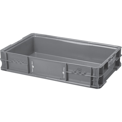 StakPak Plus 4845 System Containers, 15" W x 24" D x 5" H, Grey Distribution Industrielle GC