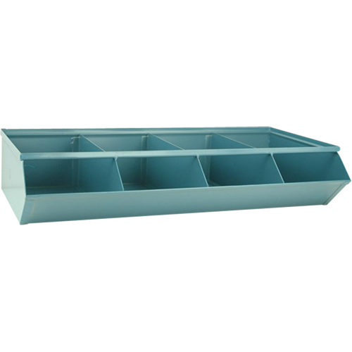 Sectional Bin Units, 100 lbs. Cap., 37" W x 18-3/4" D x 7-1/2" H, Blue Distribution Industrielle GC