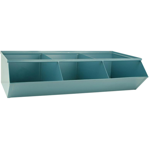 Sectional Bin Units, 100 lbs. Cap., 37" W x 20-1/2" D x 9-1/2" H, Blue Distribution Industrielle GC