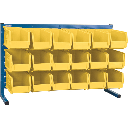 Rayonnage &agrave; persienne avec bacs, 18 bacs, 36" la x 8-1/4" p x 22" h Distribution Industrielle GC
