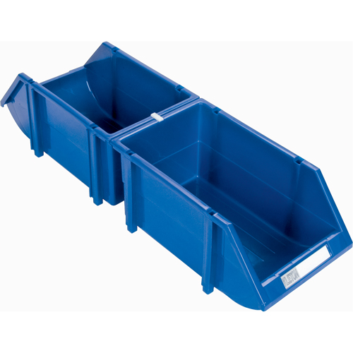 Bac empilable & &agrave; suspendre, 4-13/16" la, 3-3/16" h x 7-1/8" p, Bleu Distribution Industrielle GC