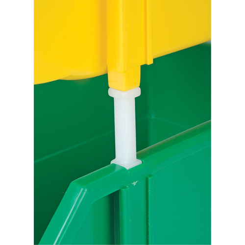 Stack & Hang Bin, 5-7/8" W x 4-11/16" H x 9-13/16" D, Yellow Distribution Industrielle GC