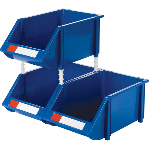 Stack & Hang Bin, 8-3/16" W x 6-3/16" H x 14" D, Blue Distribution Industrielle GC