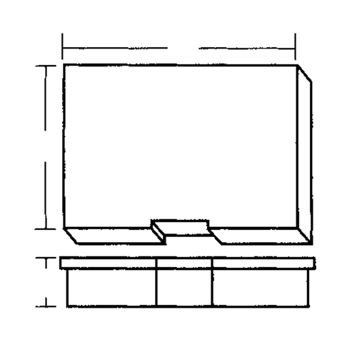 Boîte &agrave; compartiments, Plastique, 15-1/2" la x 11-3/4" p, 2-1/2" h, Gris Distribution Industrielle GC