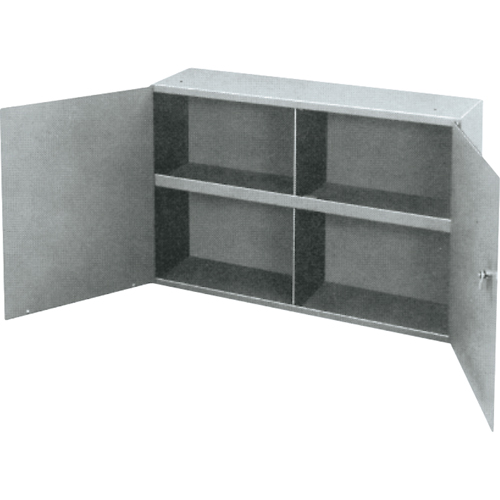 Armoires utilitaires, Acier, 2 Tablettes, 22-1/4" h x 33-3/4" la x 8-1/2" P, Gris Distribution Industrielle GC