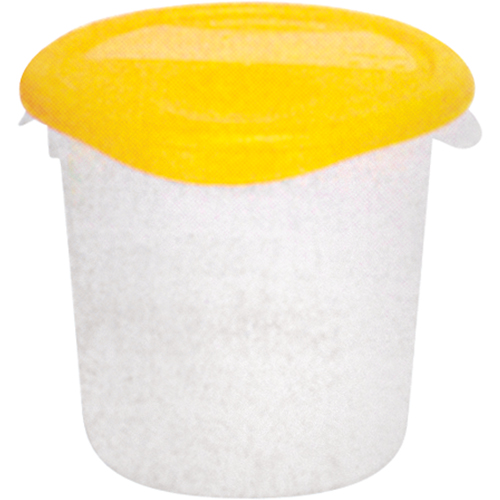 Round Storage Containers, 7-4/5" H x 8-1/2" D, 3.79 L Capacity, Clear Distribution Industrielle GC