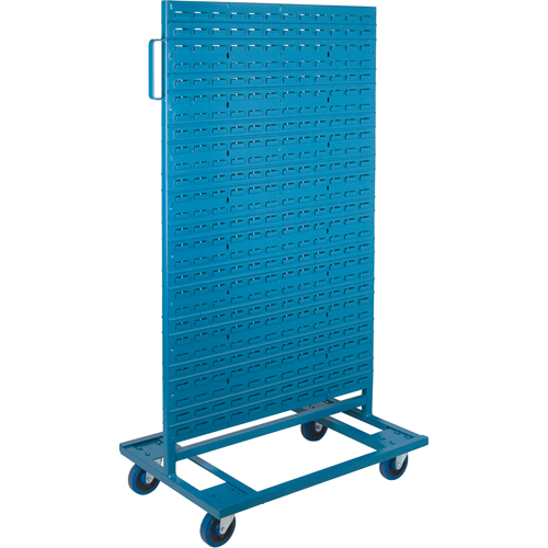 Supports mobiles pour contenants - &agrave; deux c&ocirc;t&eacute;s, 0 bacs, 36" la x 24" p x 67-1/2" h Distribution Industrielle GC
