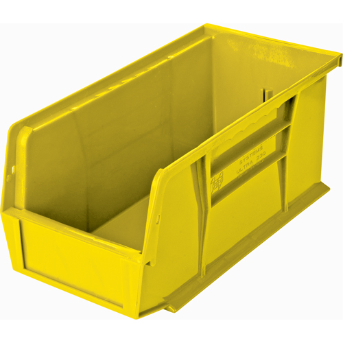 Bacs ultra empilable & suspendable, 5-1/2" la, 5" h x 10-7/8" p, Jaune Distribution Industrielle GC