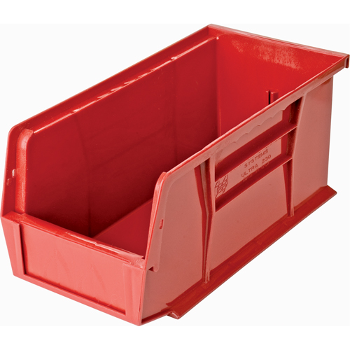 Bacs ultra empilable & suspendable, 5-1/2" la, 5" h x 10-7/8" p, Rouge Distribution Industrielle GC
