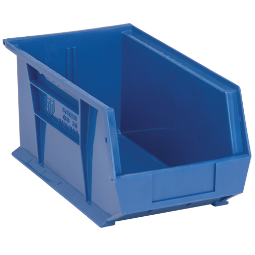 Bacs ultra empilable & suspendable, 8-1/4" la, 7" h x 14-3/4" p, Bleu Distribution Industrielle GC