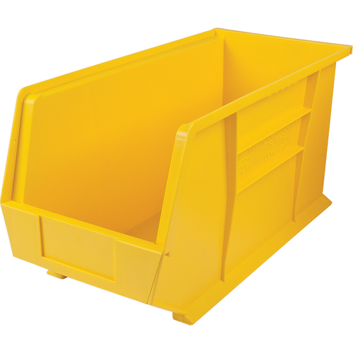 Ultra Stack & Hang Bin, 8-1/4" W x 9" H x 18" D, Yellow Distribution Industrielle GC
