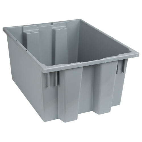 Contenants Stack & Nest, 10" x 19,5" x 15,5", Gris Distribution Industrielle GC