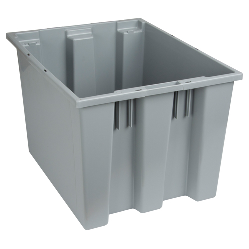 Contenants Stack & Nest, 13" x 19,5" x 15,5", Gris Distribution Industrielle GC