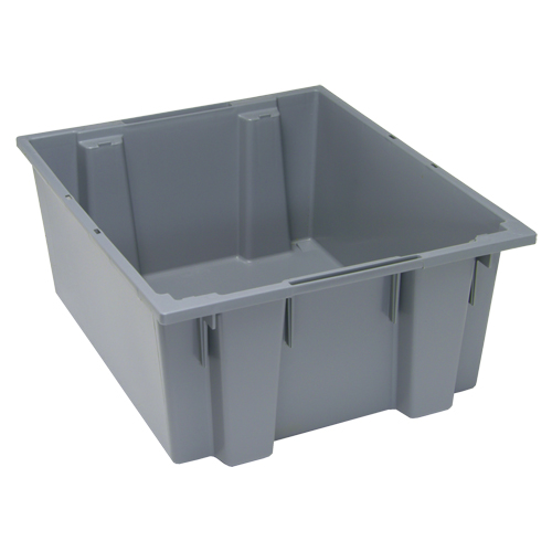 Contenants Stack & Nest, 10" x 23,5" x 19,5", Gris Distribution Industrielle GC