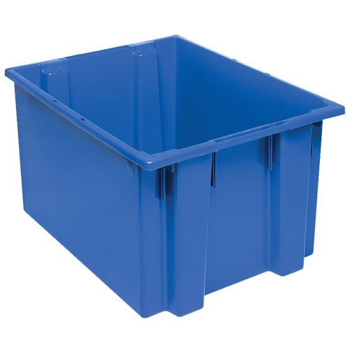 Contenants Stack & Nest, 13" x 23,5" x 19,5", Bleu Distribution Industrielle GC