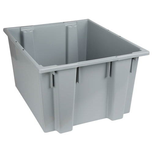 Contenants Stack & Nest, 13" x 23,5" x 19,5", Gris Distribution Industrielle GC