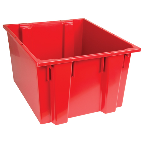 Contenants Stack & Nest, 13" x 23,5" x 19,5", Rouge Distribution Industrielle GC