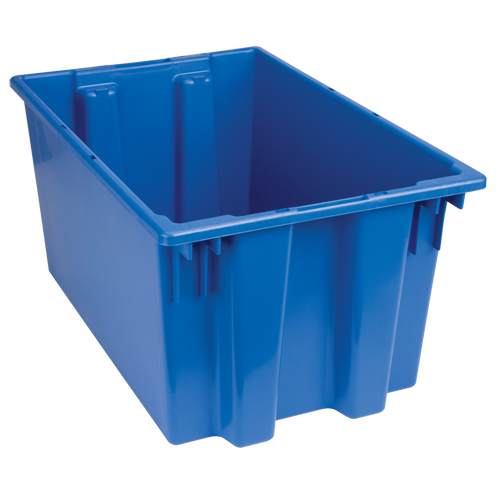Stack & Nest Totes, 12" x 23.5" x 15.5", Blue Distribution Industrielle GC