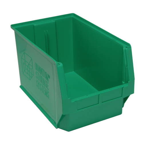 Contenants g&eacute;ants empilables, 12,375" la x 19,75" p x 11,875" h, Vert Distribution Industrielle GC