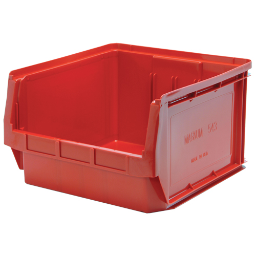 Giant Stacking Containers, 18.375" W x 19.75" D x 11.875" H, Red Distribution Industrielle GC