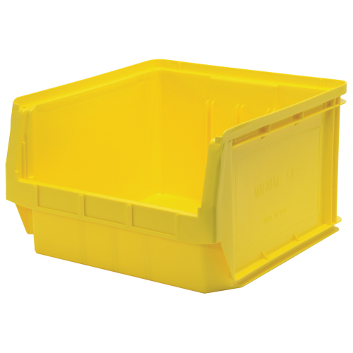 Contenants g&eacute;ants empilables, 18,375" la x 19,75" p x 11,875" h, Jaune Distribution Industrielle GC