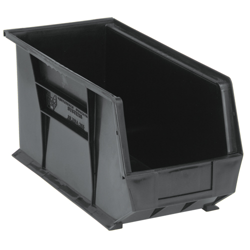Ultra Stack & Hang Bin, 8-1/4" W x 9" H x 18" D, Black Distribution Industrielle GC