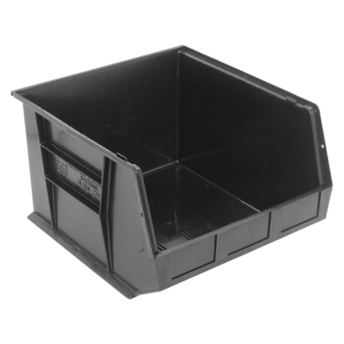 Bacs ultra empilable & suspendable, 16-1/2" la, 11" h x 18" p, Noir Distribution Industrielle GC
