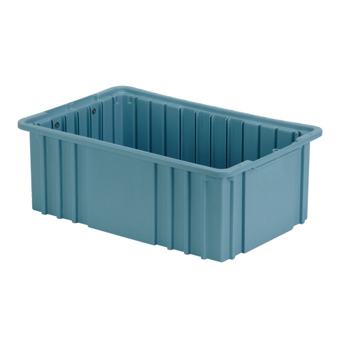 Divider Box, Polyethylene, 15.5" W x 9.9" D x 6" H, Light Blue Distribution Industrielle GC