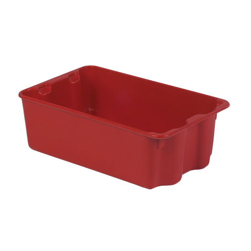 Contenants Stack-N-Nest Polylewton, 7,9" x 24" x 14,1", Rouge Distribution Industrielle GC