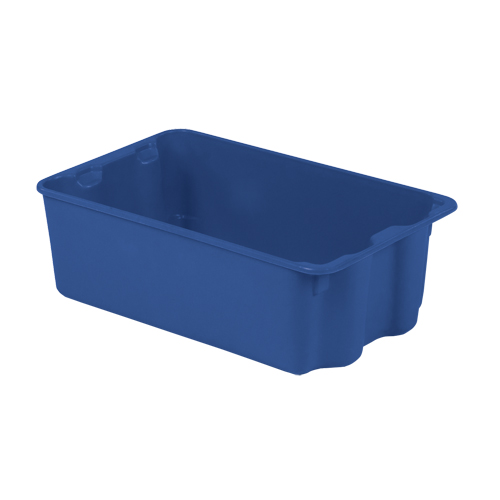 Contenants Stack-N-Nest Polylewton, 7,9" x 24" x 14,1", Bleu Distribution Industrielle GC