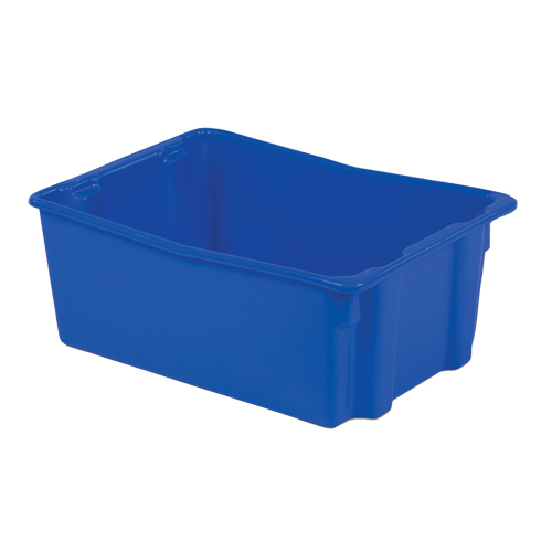 Contenants Stack-N-Nest Polylewton, 10,5" x 26,1" x 18,7", Bleu Distribution Industrielle GC