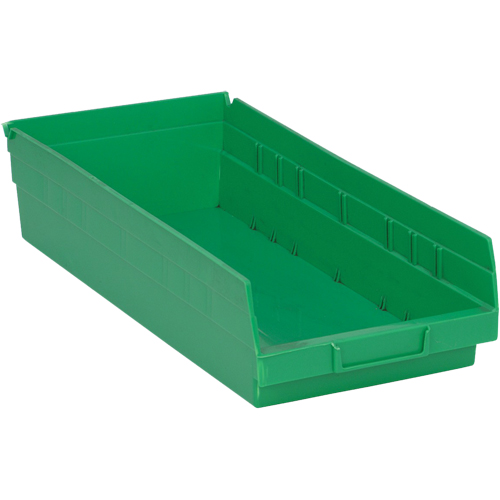 Bacs pour tablette, 8-1/8" la x 4" H x 17-7/8" p, Vert, Capacit&eacute; 40 lb Distribution Industrielle GC