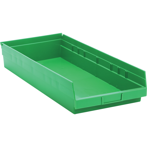 Bacs pour tablette, 11-1/8" la x 4" H x 23-5/8" p, Vert, Capacit&eacute; 50 lb Distribution Industrielle GC