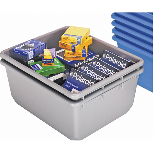 Contenants emboîtables QuanTub, 19" la x 24-1/2" p x 9,5" h, Gris Distribution Industrielle GC