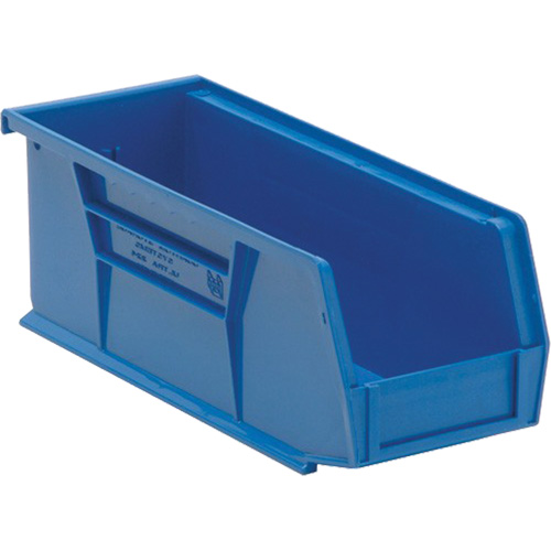 Bacs ultra empilable & suspendable, 4-1/8" la, 4" h x 10-7/8" p, Bleu Distribution Industrielle GC
