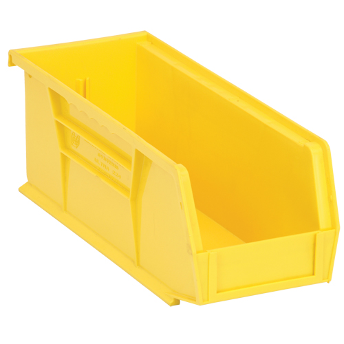 Bacs ultra empilable & suspendable, 4-1/8" la, 4" h x 10-7/8" p, Jaune Distribution Industrielle GC