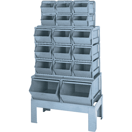 Pre-Engineered Bin Combination, 1000 lbs. Cap., 33-1/2" W x 19 1/2" D x 54-1/4" H, Blue Distribution Industrielle GC