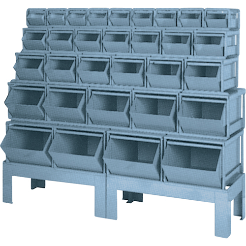 Pre-Engineered Bin Combinations, 1000 lbs. Cap., 68" W x 19-1/2" D x 55 1/4" H, Blue Distribution Industrielle GC