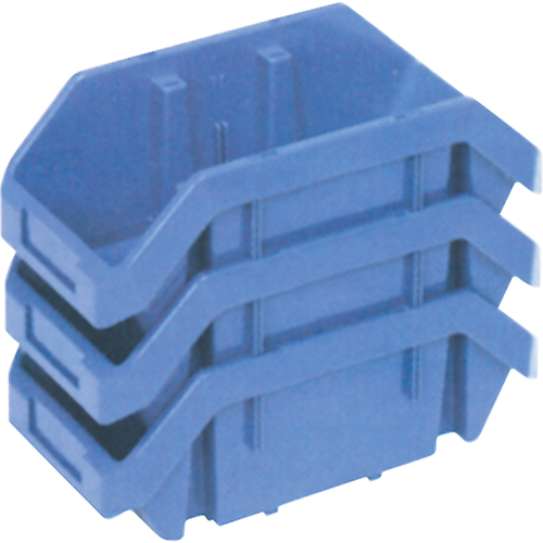 Boîtes &agrave; ramassage rapide "Quick Pick", 5" x 6,625" x 9,5", Bleu Distribution Industrielle GC