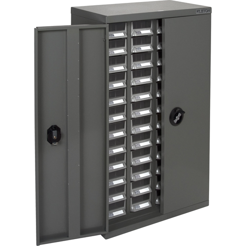 Casiers pour pi&egrave;ces KPC-400, Acier galvanis&eacute;, 48 tiroirs, 22-3/5" x 10-4/5" x 36-9/10", Gris Distribution Industrielle GC