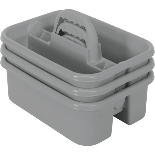 BOITE RANGEMENT,OUTILS,18 1/4X13 3/4X8 3/4,GRIS, 8-3/4" x 13-3/8" x 13-3/8", Gris Distribution Industrielle GC