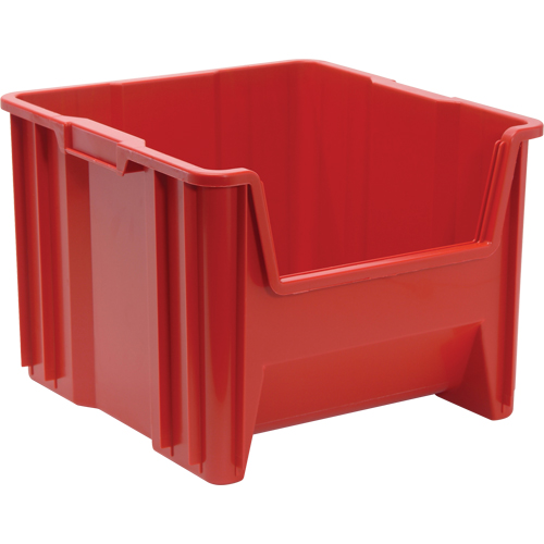 Giant Stacking Containers, 16.5" W x 17.5" D x 12.5" H, Red Distribution Industrielle GC