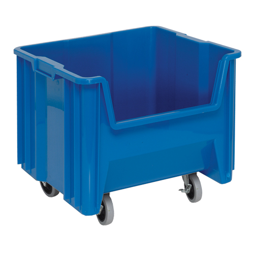 Mobile Giant Stack Container, 12-1/2" H x 16-1/2" W x 17-1/2" D, 250 lbs. Capacity, Blue Distribution Industrielle GC