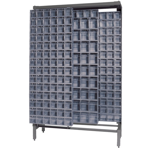Free-Standing Tip-Out Bins Slider System, 48" W x 18" D x 77" H, 303 Drawers Distribution Industrielle GC