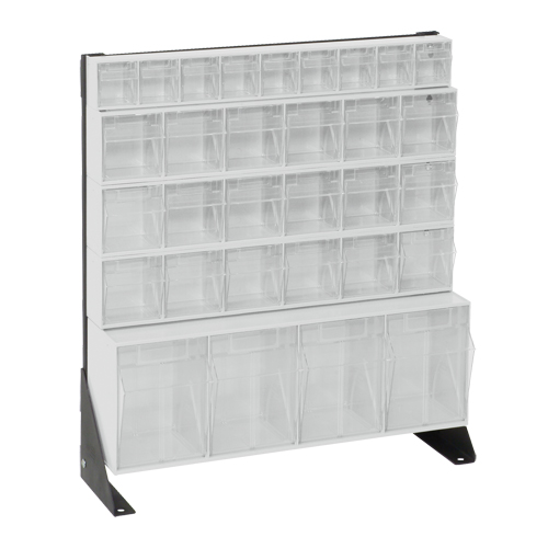 Tip-Out Bins Stand, 23-5/8" W x 8" D x 28" H, 31 Drawers Distribution Industrielle GC